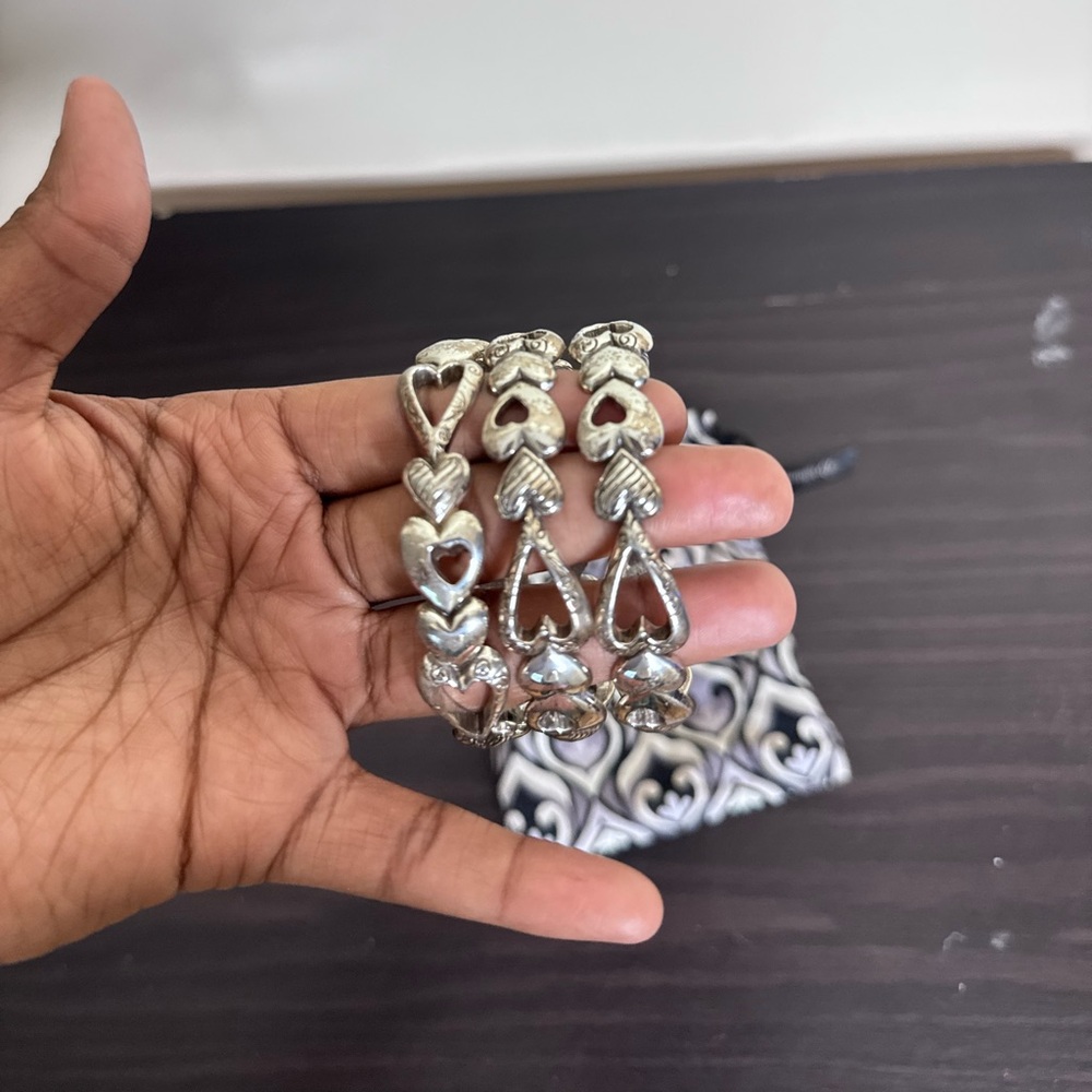 Brighton Silver Heart Bracelet